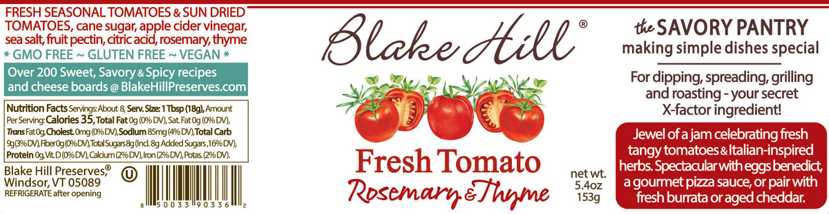 Blake Hill Fresh Tomato Savory Jam (5.4oz)
