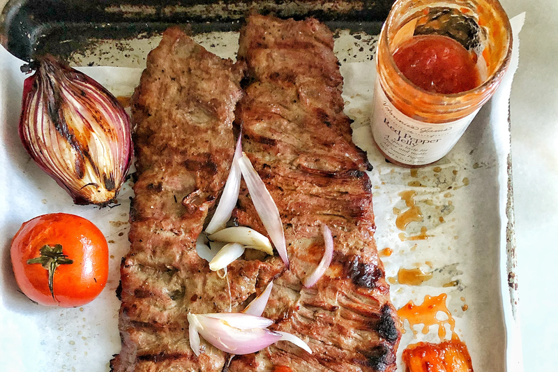 Fourth of July Grilled Skirt Steak