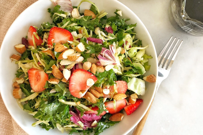 Leafy Green & Strawberry Salad