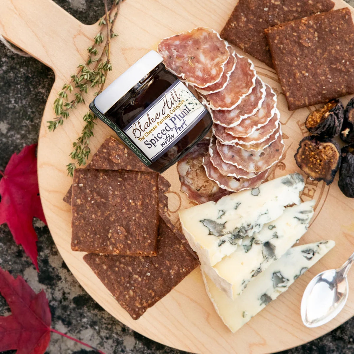Spiced Plum with Port Cheese Board