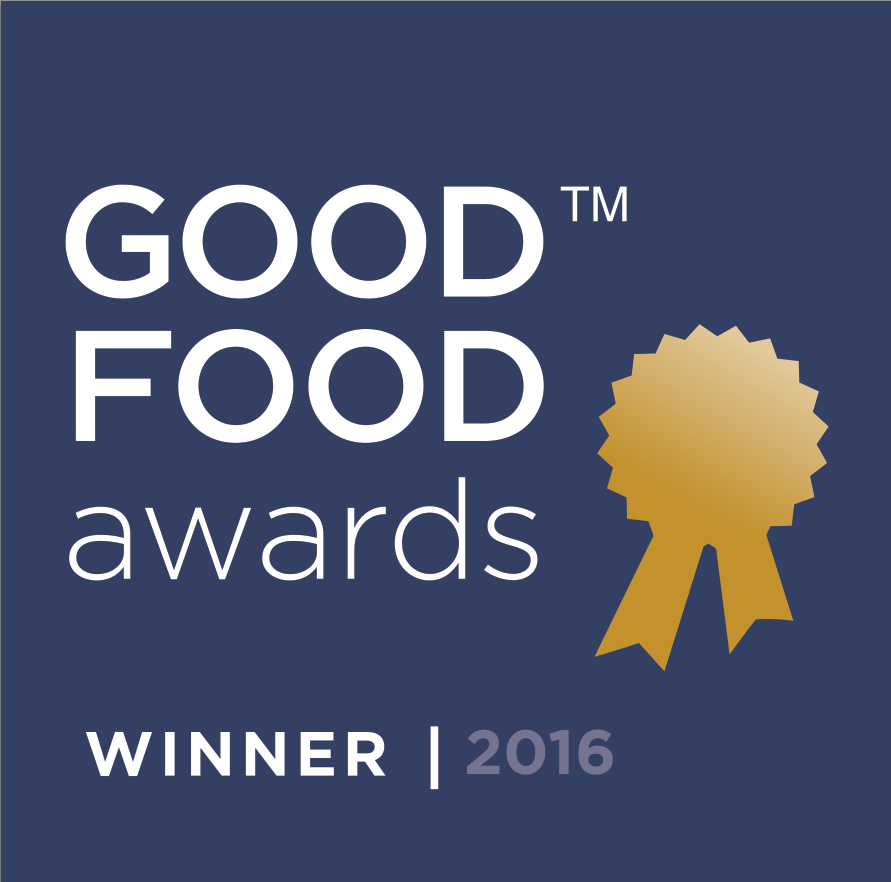 Good food awards logo.
